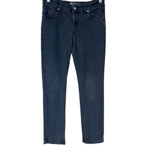 Levis mid-rise skinny fit dark wash jeans 10m